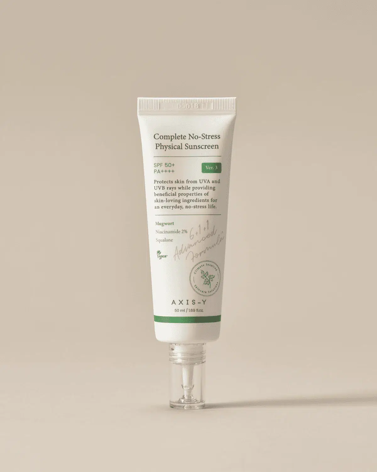 V3_Sunscreen AXIS-Y Complete No-Stress Physical Sunscreen 50ml – Image 1